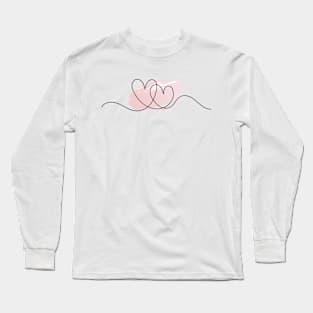 Valentines Day Hearts Long Sleeve T-Shirt
